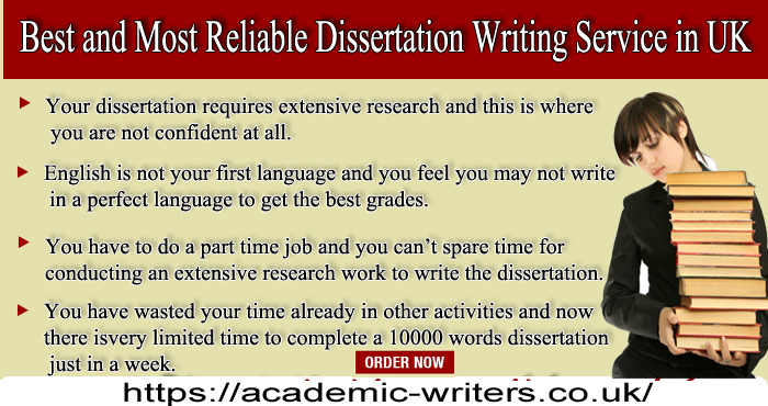reliable dissertation writing services
