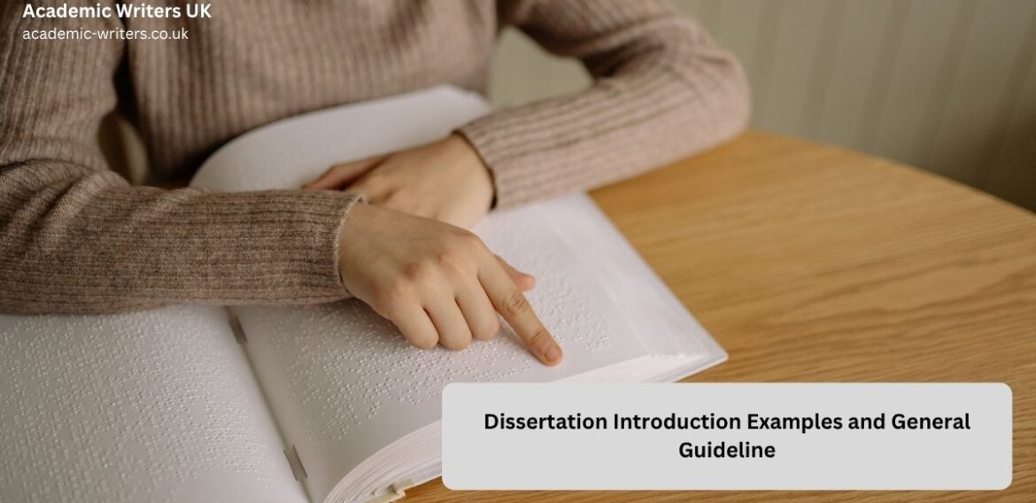 Examples of Good Dissertation Introductions