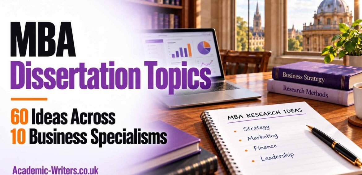 MBA Dissertation Topics: 60 Ideas Across 10 Business Specialisms
