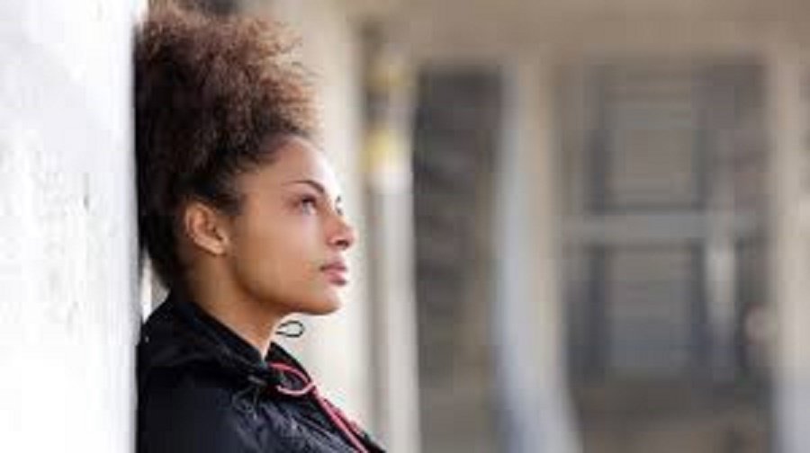 Student feeling homesick at college