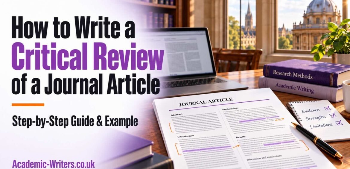 How to Write a Critical Review of a Journal Article (With Example)