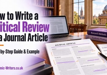 How to Write a Critical Review of a Journal Article (With Example)